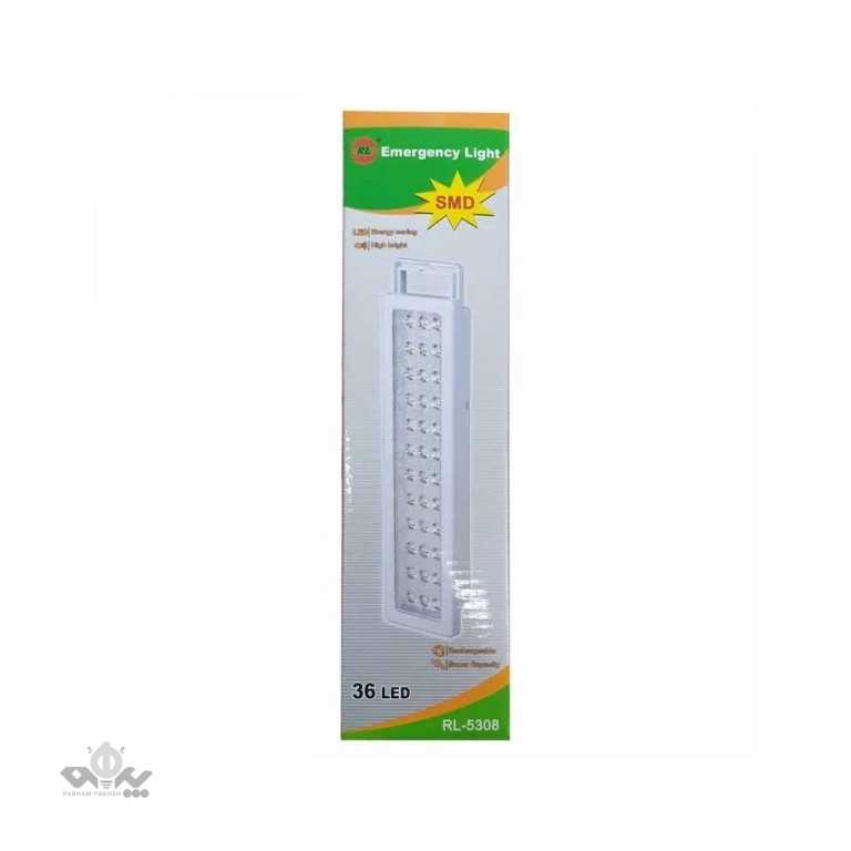 چراغ اضطراری آر ال مدل شارژی RL-5308